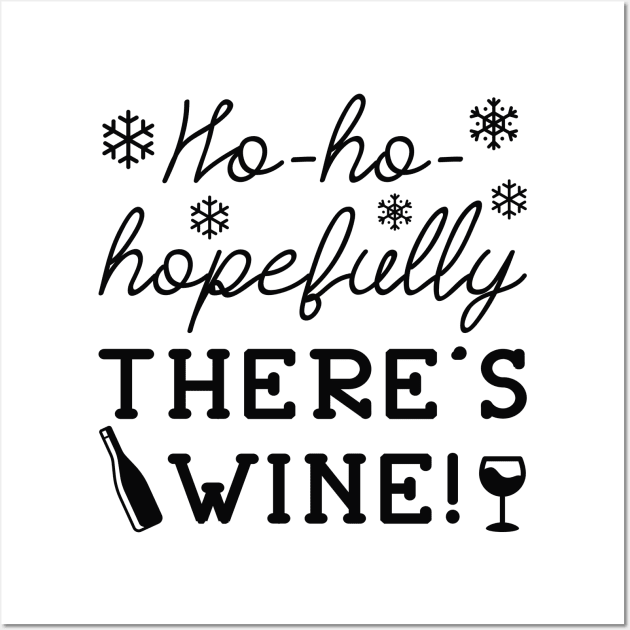 Hopefully Wine Wall Art by LuckyFoxDesigns